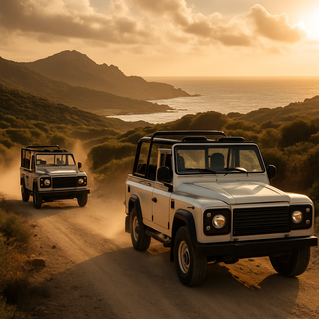Teamwork in Nature: Jeep Safari Adventures in Sardinia
