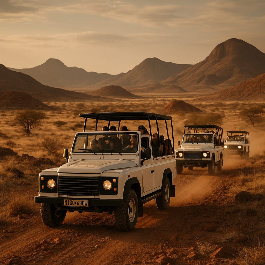 Teamwork Activities for Couples in Damaraland, Namibia