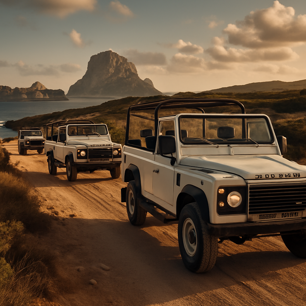 Teamwork Activities for Couples in the Balearic Islands Jeep Safari